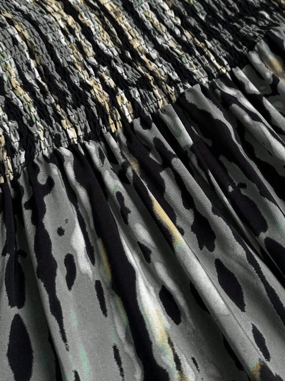 Grey Boho Women's Plus Size Strappy tie dye Sexy maxi Dress - Picture 7 of 7